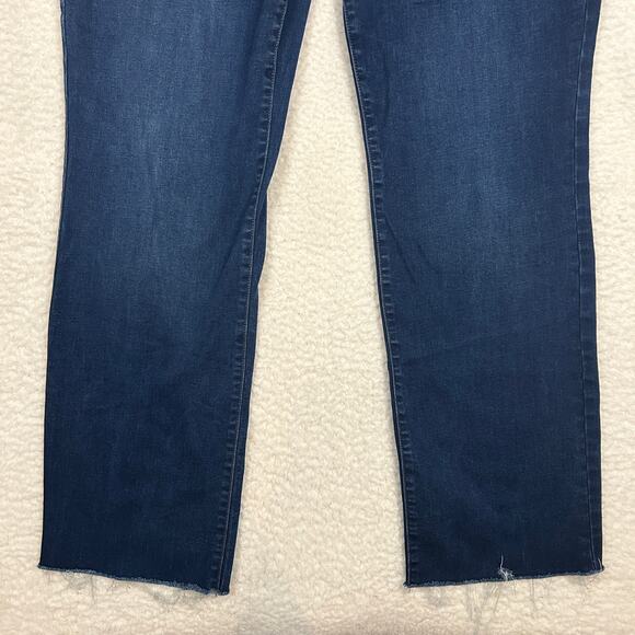 NYDJ Womens Sz 14 Extra Long Marilyn Straight Jean Lift X Tuck Double Shank Blue - Picture 3 of 12